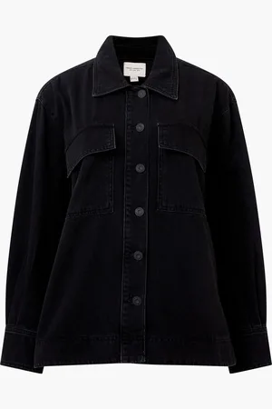 French Connection 100% Bomuld Oversized Denver- DenimL