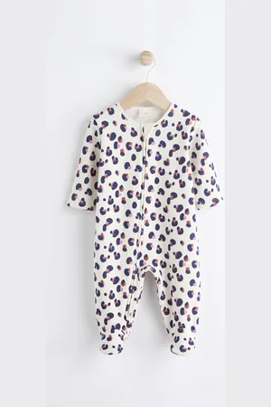 Next Two Way Zip Fleece Lined Baby Sleepsuit12 - 18 måneder (80 - 86cm)