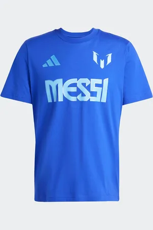 adidas Messi Name and Number Graphic 100% Cotton T-ShirtS Reg