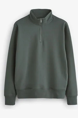 Next Jersey Cotton Rich Quarter Zip SweatshirtXL