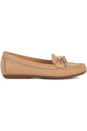 Dune Wide Fit Grovers Bow Detail Mocassin Shoeseu42