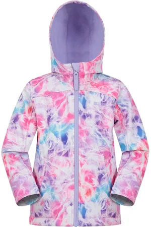 Mountain Warehouse Exodus II Kids Printed Water Resistant Softshell Jacket5 - 6 år (110 - 116cm)