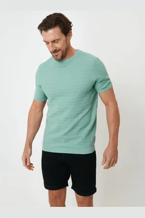 Threadbare Textured Knitted T-Shirt2X-Large