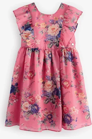 Laura Ashley Romantic Rose Organza Dress6 år (116cm)