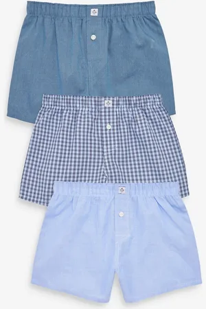 Next 100% Cotton Woven Trunks 3 Pack (2-16yrs)13 - 14 år (158 - 164cm)