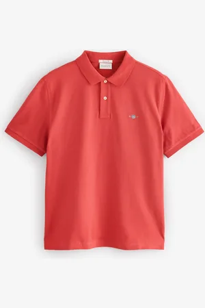 GANT Regular Short Sleeve Shield Logo Pique 100% Cotton Polo Shirtlarge