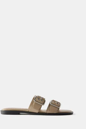 mint&berry Buckle Flat Sandalseu41