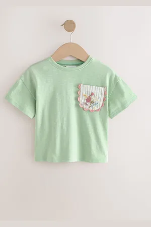 Next 100% Cotton Short Sleeve Embroidered Pocket T-Shirt (3mths-7yrs)7480cm
