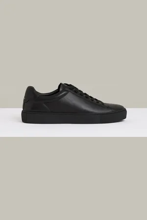 Reiss Finley Leather Low-Top Trainers