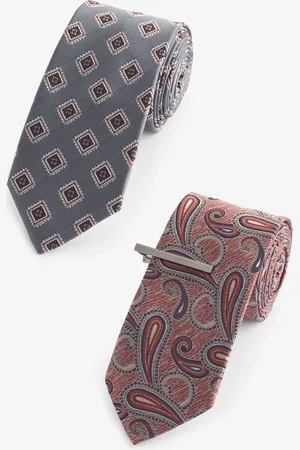 Next Design Ties And Tie Clip 2 PackEN