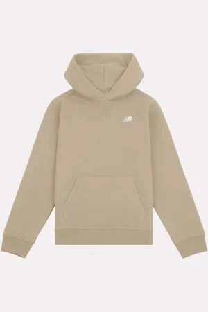 New Balance Lille Drenge Brush Back Logo Hættetrøje8 - 9 år (128 - 134cm)