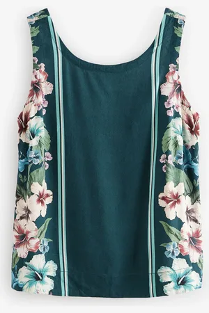Next Shell Vest Top With Linen38 Petite