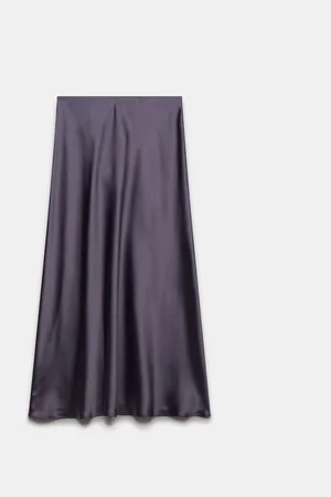 mint&berry Satin Maxi Slip SkirtM