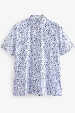 Next Active Print Golf Polo Shirt5XL