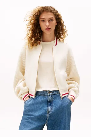 Tommy Hilfiger X Sofia Richie Grainge Knit Bomber Jacket. large
