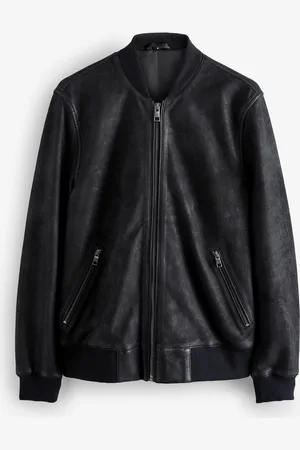 Next Nubuck Leather Bomber Jacketxlarge