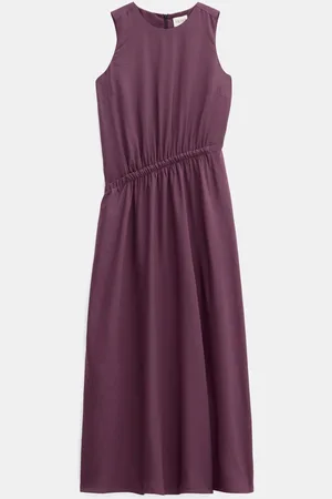 Hush Puppies Sleeveless Gathered Waist Midi Dress36