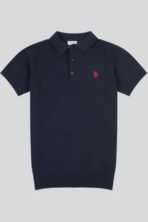 U.S. Polo Assn. U. S. Polo Assn. Boys Combed 100% Cotton Polo Shirt140146cm