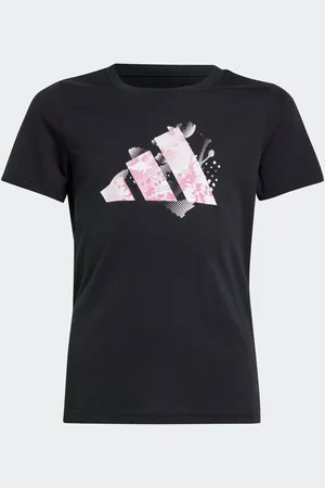 adidas Flower Print Training Graphic T-Shirt11 - 12 år (146 - 152cm)