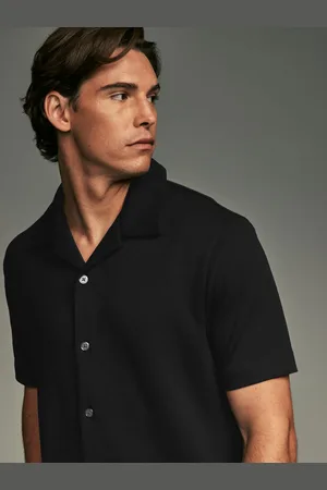 Next Relaxed Fit Smart Cuban Collar Jersey ShirtXXL