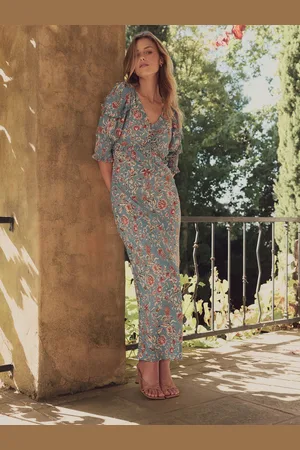 Laura Ashley Derwent Floral Print Midaxi Dress36