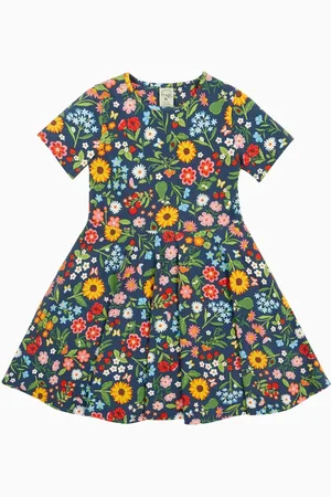 Frugi Blue Sunshine Skater Dress116122cm