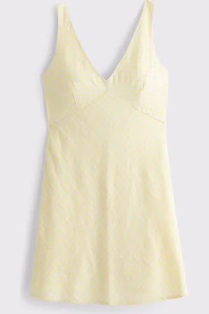 Abercrombie & Fitch V-Neck Mini Dressxsmall