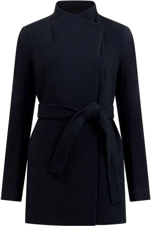 French Connection Platform Filt Crossover Coat38