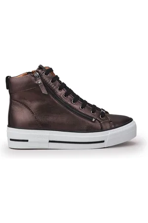 Moda In Pelle Annaken High Top Chunky Lace-Up Leather Trainers