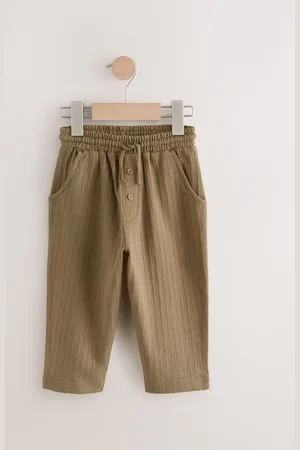 Next Tekstureret jersey 100% bomuld Joggingbukser (3mdr.-7år)6874cm