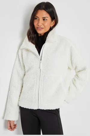Threadbare Funnel Neck Zip-Up Borg Fleece40
