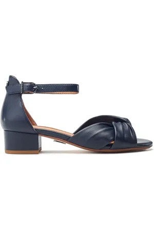 Moda In Pelle Macadamia Low Heel Ankle Strap Leather Sandalseu41