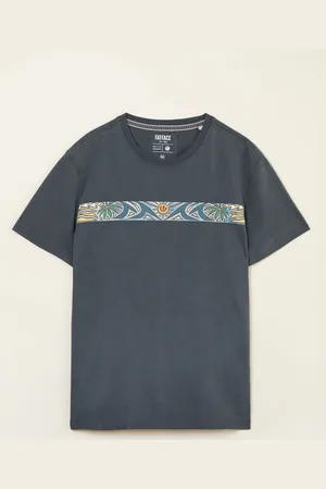 Fat Face FatFace Surf Patch Chest Stripe Tshirt3XL høj