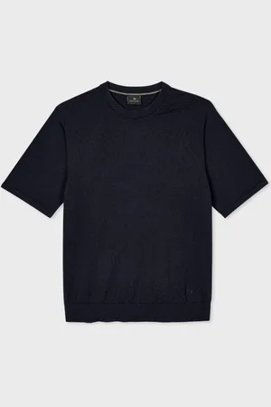 Paul Smith Regular Fit Knitted 100% Organic Cotton T-Shirtxlarge
