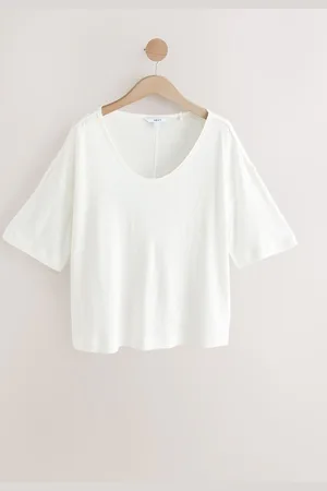 Next Blend Soft Touch Scoop Neck T-Shirt54