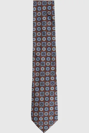 Reiss Primo Silk Foulard Medallion Print Tieonesize