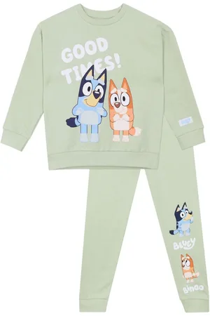 Character 100% Cotton Bluey Good Times Sweatshirt & Joggers Set1.5 - 2 år (86 - 92cm)
