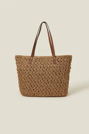 Accessorize Raffia Tote BagEn
