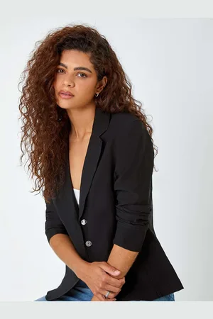Roman Stretch Button Detail Blazer38