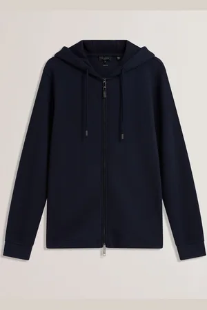 Ted Baker Druski Two Way Zip Sildeben HættetrøjeXXL