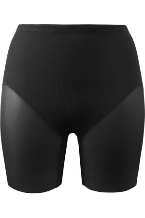 Miraclesuit Shapewear Sheer waistline Tummy Control Rear Lifting Black Boy ShortsXL