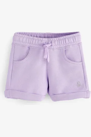 Benetton Girls 100% Cotton Jersey Shorts7 - 8 år (122 - 128cm)