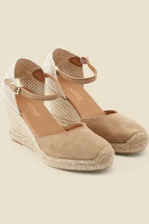 Sosandar Lukket tå Espadrille med ankelrem