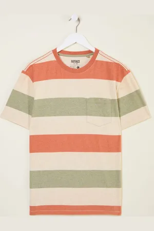 Fat Face FatFace Block Stripe Tshirt4XL Reg
