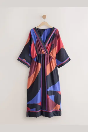 Next V-Neck Kaftan Maxi Dress46høj