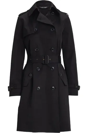 Ralph Lauren Double-Breasted Cotton-Blend Trench Coatlarge