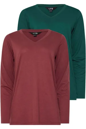 Long Tall Sally PREMIUM Tall 2 PACK V-Neck Tops40 Høj