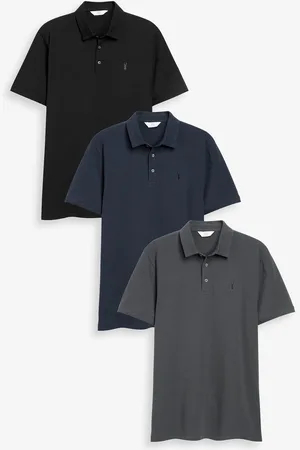 Next Kortærmet jersey poloskjorter 3 PakkeXXL