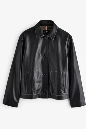Paul Smith Leather Black Jacket36