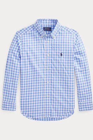 Ralph Lauren Drenge Ternet Ternet Poplin Skjorter10 år